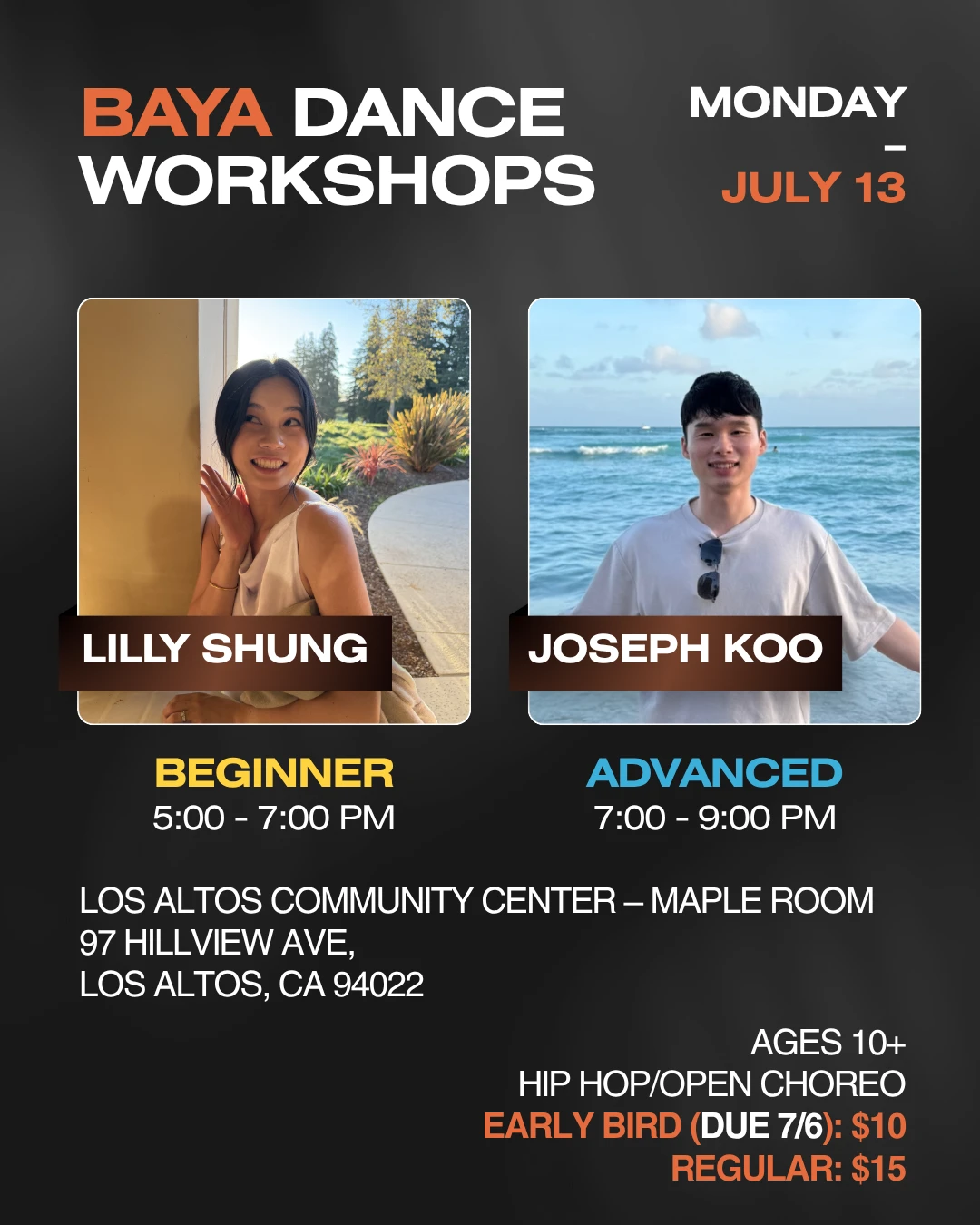 BAYA Dance Workshop — July 13